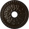 Ekena Millwork Warsaw Ceiling Medallion (Fits Canopies up to 3 1/2"), 18"OD x 3 1/2"ID x 1 3/8"P, Bronze CM18WABZS - alternate 1